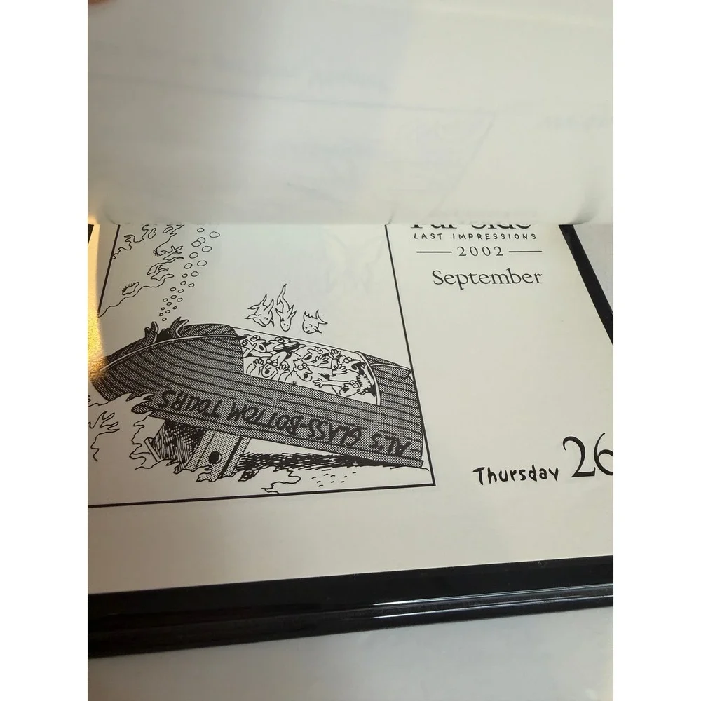 The Far Side Last Impressions 2002 17th Final Off The Wall Desk Calendar